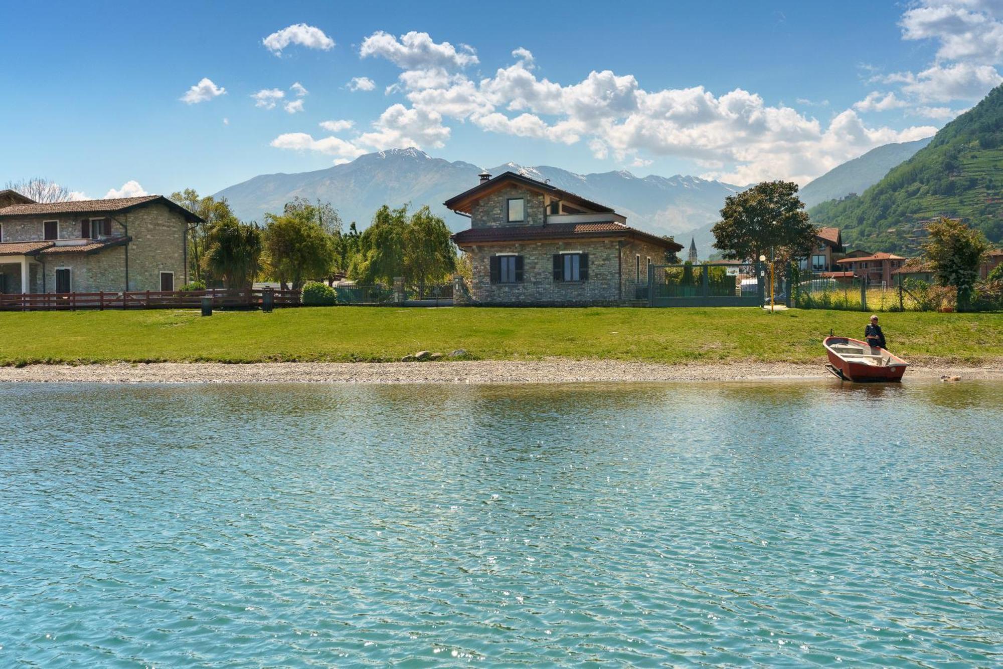 Villetta Maurizia Domaso Exteriér fotografie